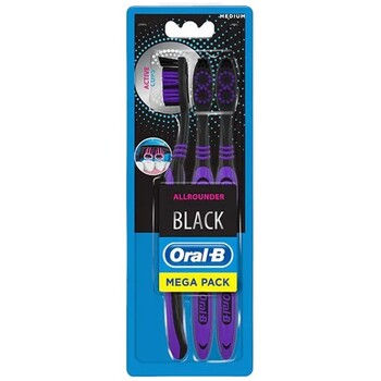 Allrounder Black Medium Toothbrush - Zubná kefka
